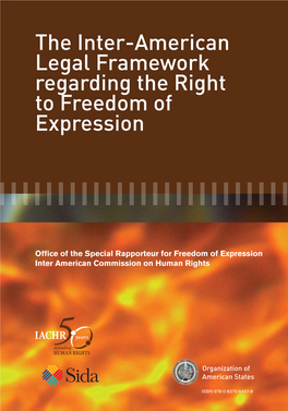 The Inter-American Legal Framework Regarding the Right to Freedom Of