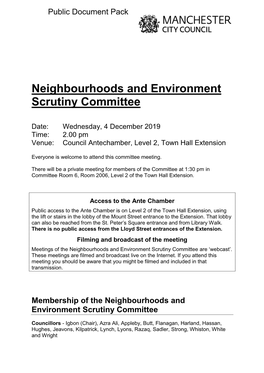 (Public Pack)Agenda Document for Neighbourhoods and Environment