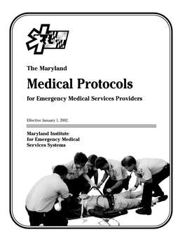 Medical Protocols for Emergency Medical Services Providers