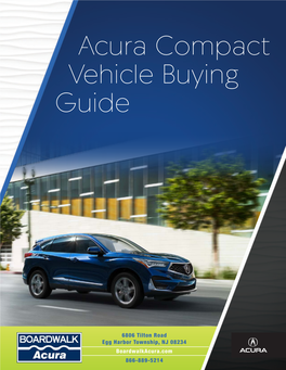 Acura Compact Vehicle Buying Guide