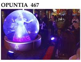 OPUNTIA 467 Late February 2020 All Along the Mall Were Giant Snow Globes with Young Women Inside Them Dressed As Ice Princesses
