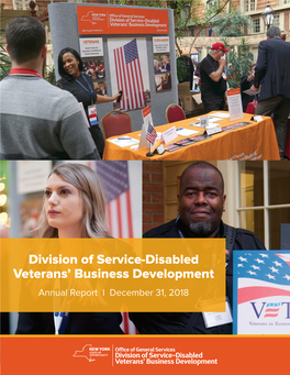 2018 Division of Service-Disabled Veterans' Business Development Annual Report