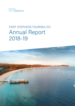 Annual Report 2018-19 Destination Port Stephens