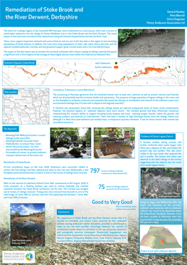 Remediation of Stoke Brook and River Derwent