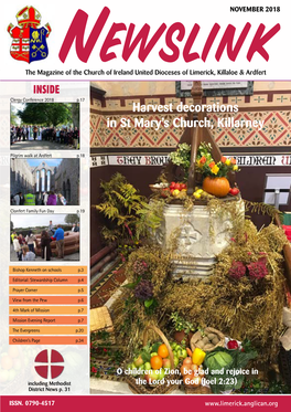 Harvest Decorations in St Mary's Church, Killarney