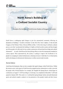 North Korea's Building of a Civilized Socialist Country