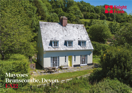 Maycoes Branscombe, Devon EX12 a Charming Cottage Hidden Away in an Elevated, Private Position with Lovely Rural Views