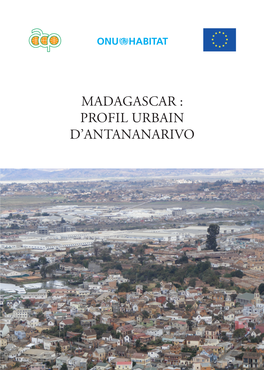 MADAGASCAR : PROFIL URBAIN D'antananarivo