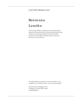 Botswana Lesotho