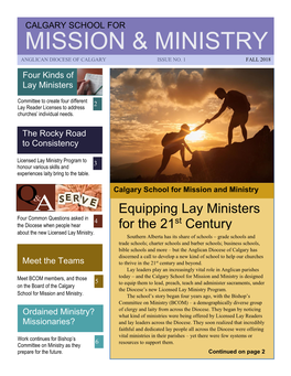 Mission & Ministry