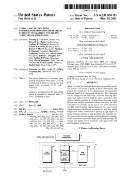 United States Patent (10) Patent No.: US 6,331,856 B1 Van Hook Et Al