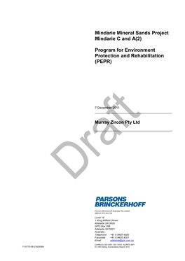 Mindarie Mineral Sands Project Mindarie C and A(2)