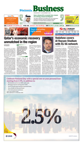 Qatar's Economic Recovery Unmatched in the Region