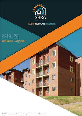 Shra Annual Report 2019/20 1 Contents