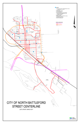 City of North Battleford Street Centerline Russet Ave Last Update: March 2017