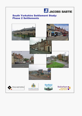 South Yorkshire Settlement Study Phase 2 Settlements 2005