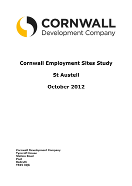 Cornwall Employment Sites Study