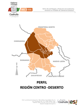Perfil Región Centro -Desierto