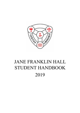 Jane Franklin Hall Student Handbook 2019