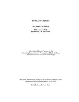 2003 Evaluation Report (PDF)