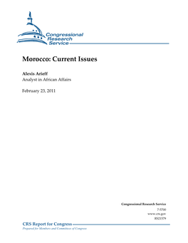 Morocco: Current Issues