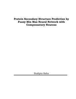 Protein Secondary Structure Prediction by Fuzzy Min Max Neural Network with Compensatory Neurons