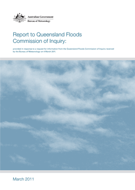 Report to Queensland Floods Commission of Inquiry