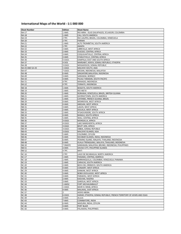 International Maps of the World -‐ 1:1 000