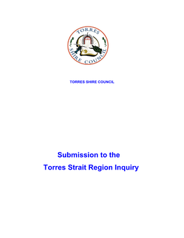 Submission to the Torres Strait Region Inquiry