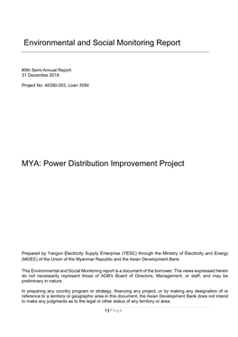 46390-003: Power Distribution Improvement Project