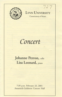 2000-2001 Concert-Johanne Perron and Lisa Leonard