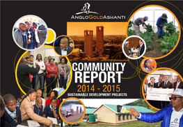 Community Report 2014 - 2015 Sustainable Development Projects Contact Details
