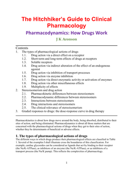 The Hitchhiker's Guide to Clinical Pharmacology