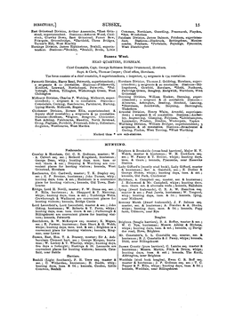 SUSSEX. 15 East Grimrteaj: Division, Arthur .Anscombe, *East Grin­ Common, Northi.A.M, Gueshling, Pensmauh, Playd-En, Stead, Supe•Rintendent