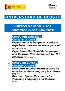 BILBAO Y LA UNIVERSIDAD DE DEUSTO (English Translation on Page 15)