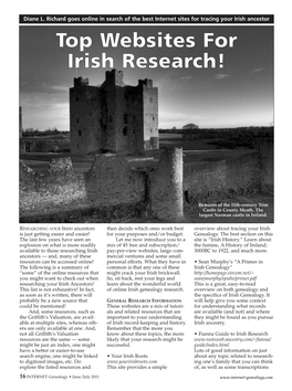 Top Websites for Irish Research!