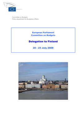 Delegation to Finland