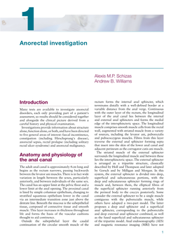 Anorectal Investigation