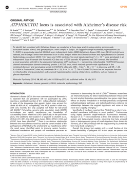 ATP5H&Sol;KCTD2 Locus Is Associated With