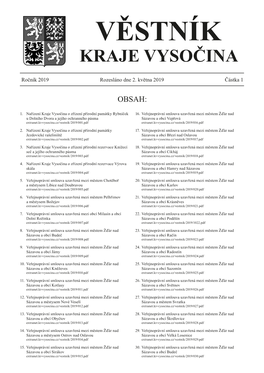 Věstník Kraje Vysočina