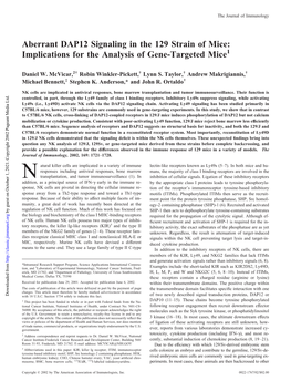 Gene-Targeted Mice of Mice