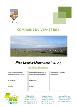 Commune Du Vernet (03)