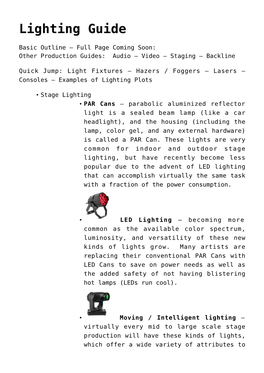 Lighting Guide