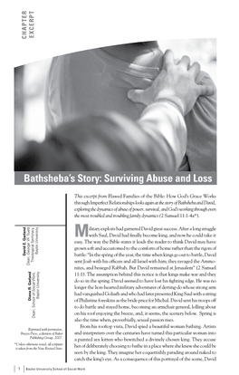 Bathsheba's Story: Surviving Abuse and Loss