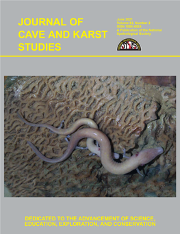 Journal of Cave and Karst Studies