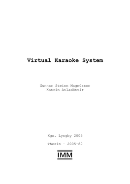 Virtual Karaoke System