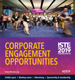 ISTE19 Corporate Engagement Opportunities