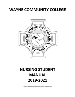 2019-2021 Nursing Student Manual