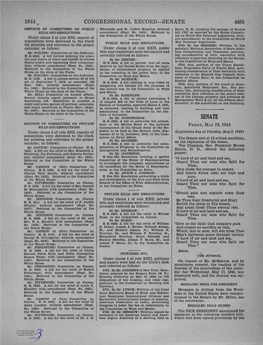1944 CONGRESSIONAL RECORD-SENATE 'F( 4685 REPORTS of Comrvllttees on PUBLIC Whiteside and St