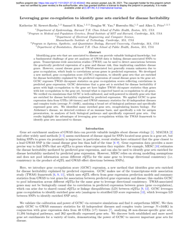 Leveraging Gene Co-Regulation to Identify Gene Sets Enriched for Disease Heritability